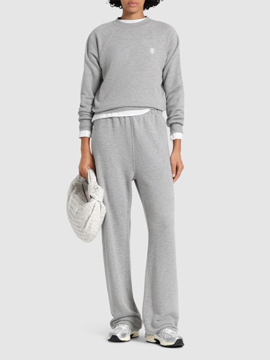 Éterne - Straight cotton blend sweatpants