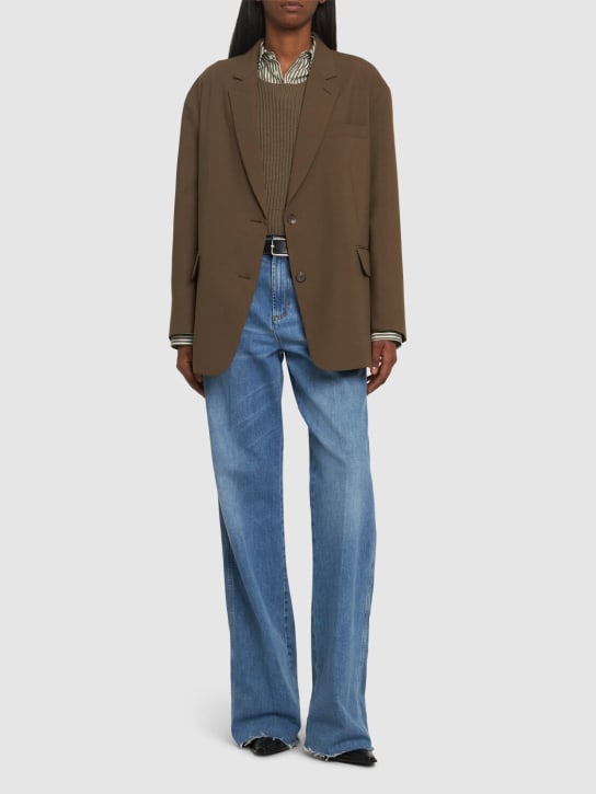 The Frankie Shop: Blazer oversize Bea in techno twill