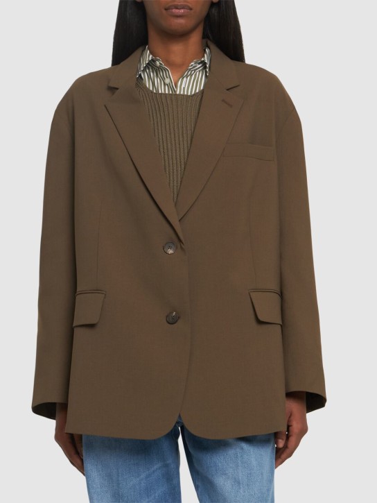 The Frankie Shop: Blazer oversize Bea in techno twill