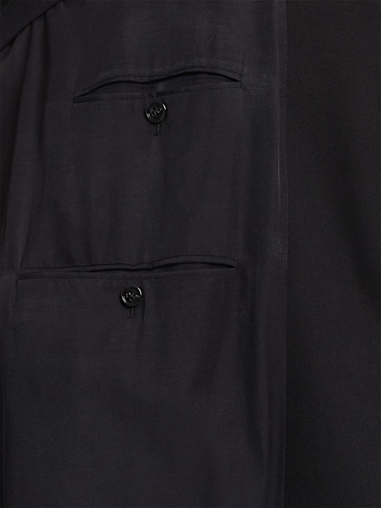 Ann Demeulemeester: Stefe high comfort collarless coat