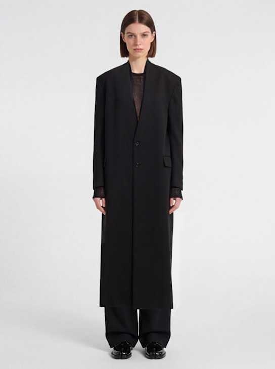 Ann Demeulemeester - Mantel ohne Kragen mit hohem Tragekomfort „Stefe“