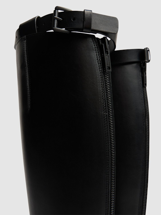 Ann Demeulemeester: 40mm hohe Lederstiefel „Stan“
