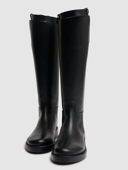Ann Demeulemeester: 40mm hohe Lederstiefel „Stan“