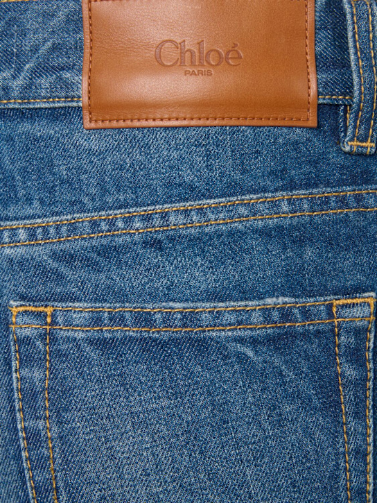 Chloé: Gerade Jeans mit hohem Bund