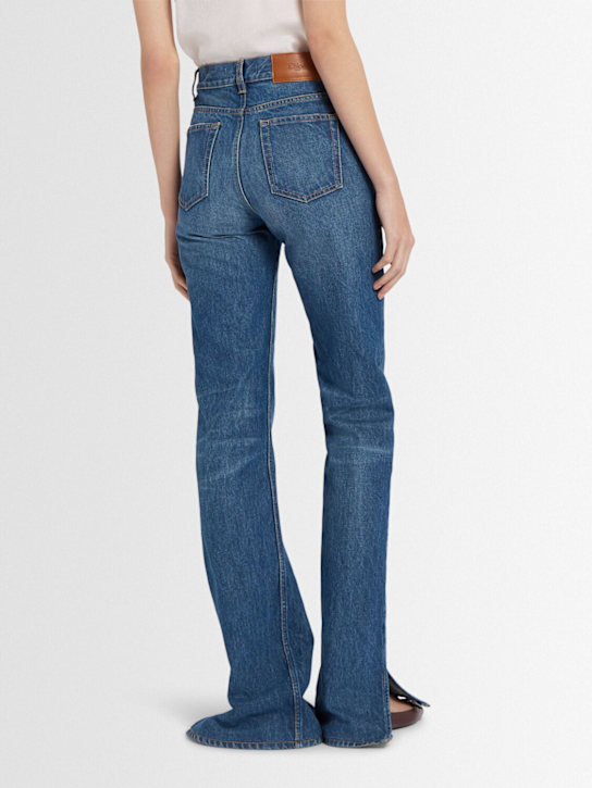Chloé: Gerade Jeans mit hohem Bund
