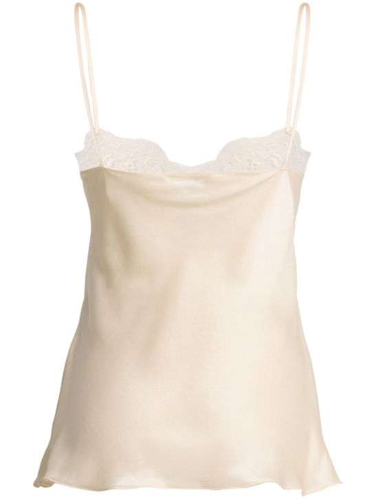 Chloé: Ruffled silk top