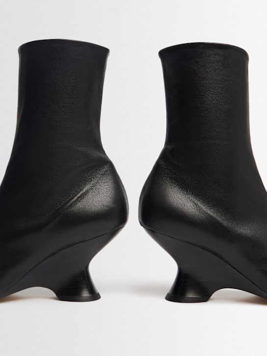 Dries Van Noten: 65mm hohe Stiefeletten aus Leder mit Absatz