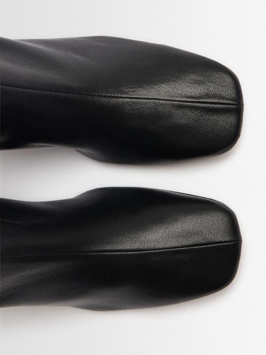 Dries Van Noten: 65mm hohe Stiefeletten aus Leder mit Absatz