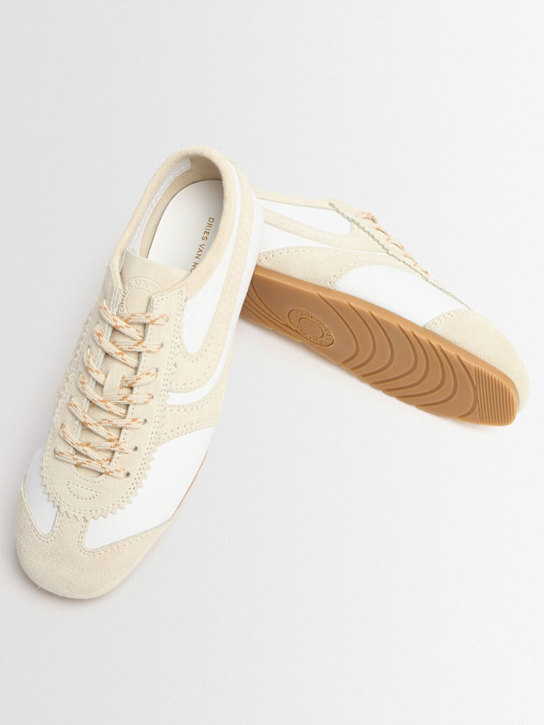 Dries Van Noten: Leather low top sneakers