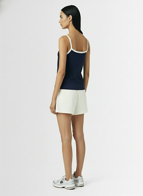 Sporty & Rich: Shorts Syracuse Disco in cotone