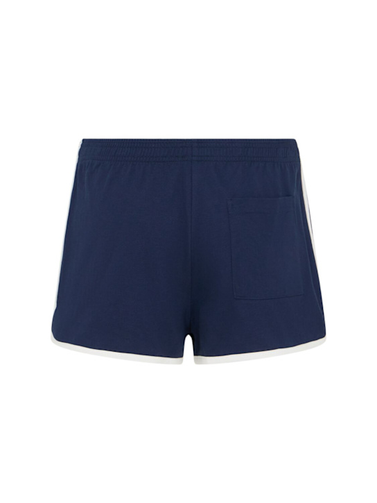 Sporty & Rich: Short en piqué Crown Tennis