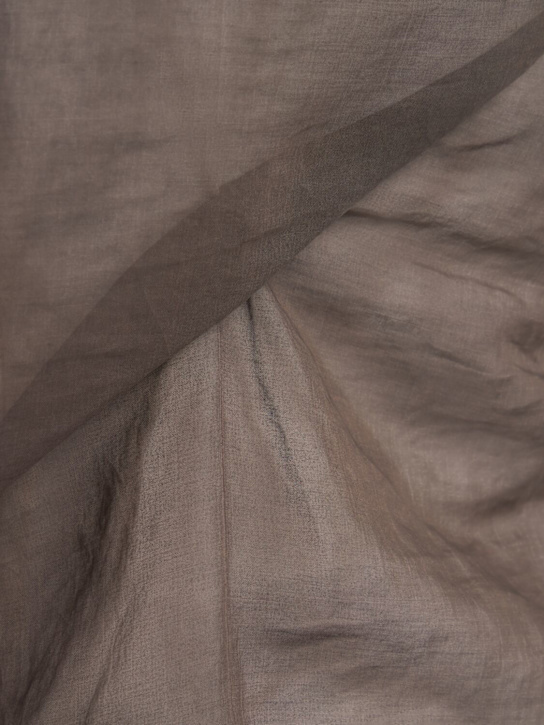 The Row: Inawa draped cotton organza top