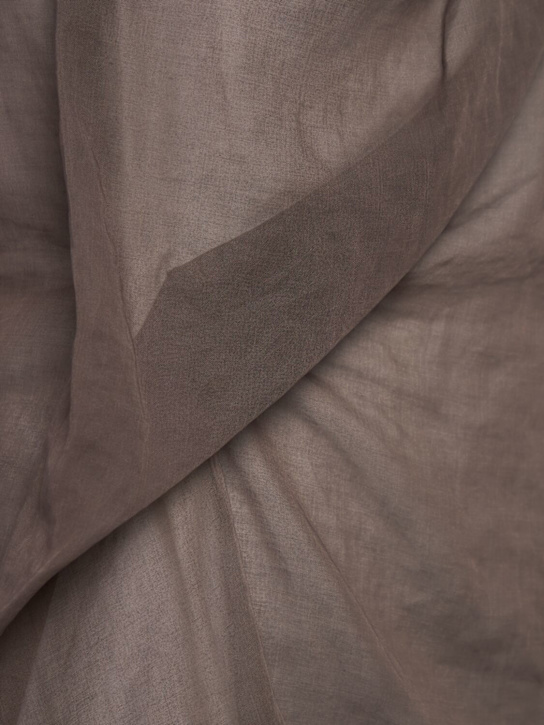 The Row: Inawa draped cotton organza top