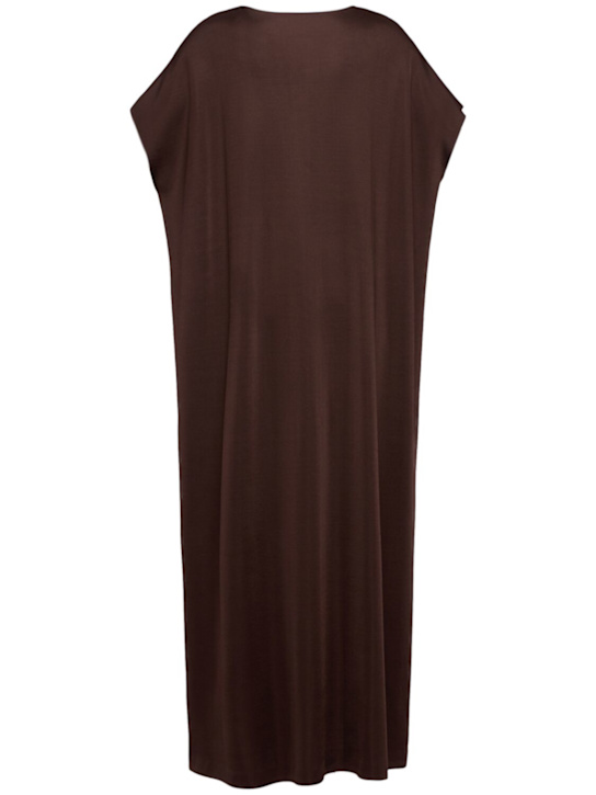 The Row: Robe longue en viscose brillante Kaori