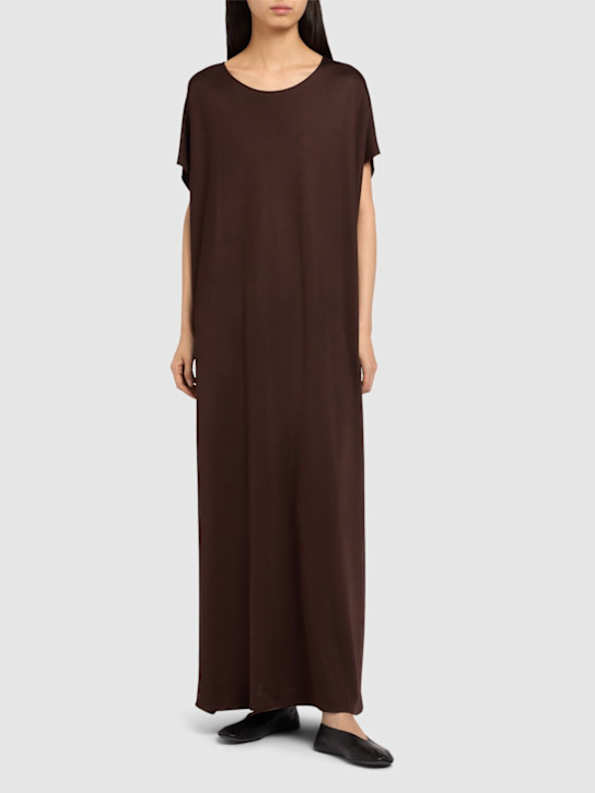 The Row: Robe longue en viscose brillante Kaori