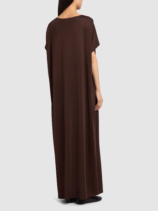 The Row: Robe longue en viscose brillante Kaori