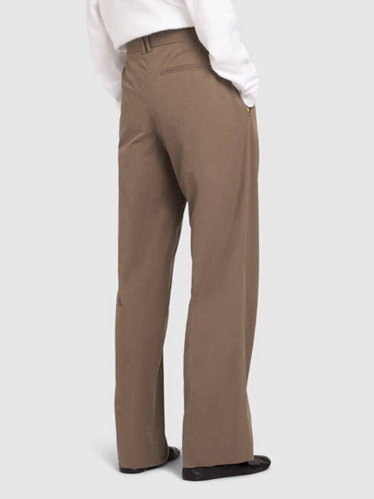 The Row: Pantaloni dritti Alfidis in gabardina di cotone