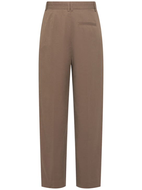 The Row: Pantaloni dritti Alfidis in gabardina di cotone
