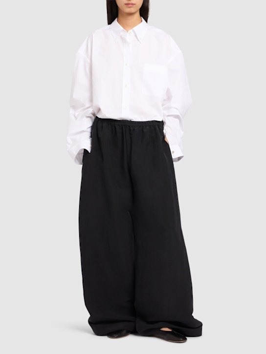 The Row - Pantaloni oversize Bellana in seta