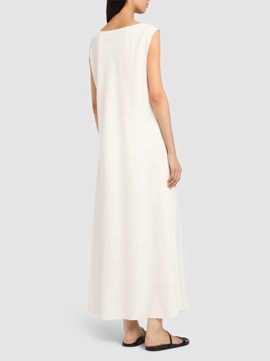 The Row: Robe longue en toile de soie Nicole