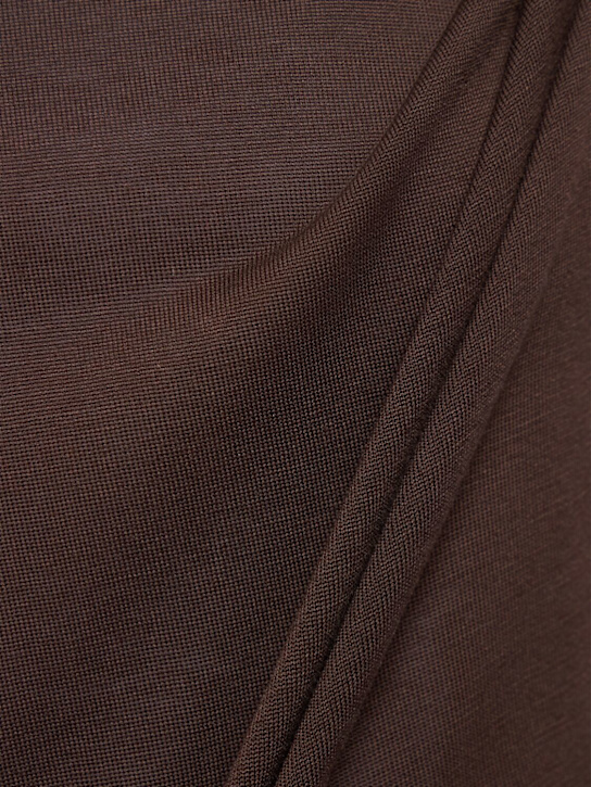 The Row: Haut manches courtes en viscose mélangée fine Kota