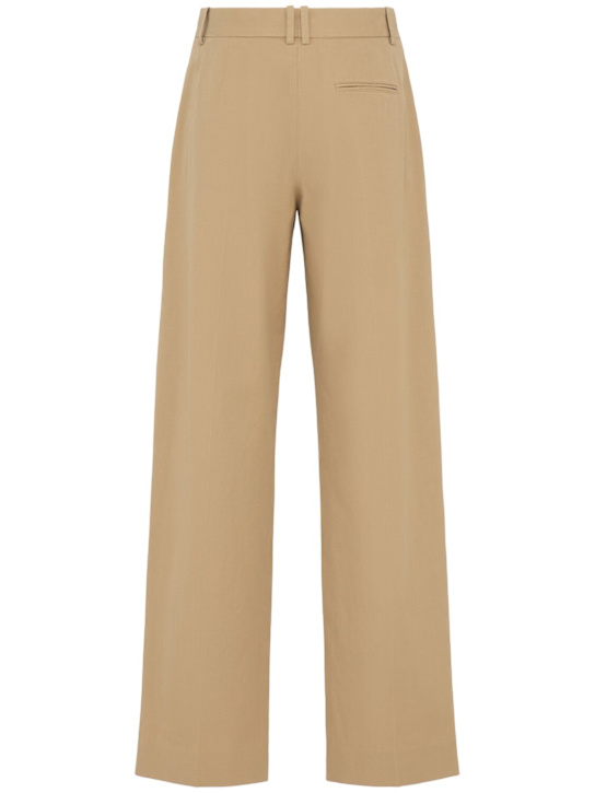 The Row: Gerade Gabardine-Hose „Alfidis“