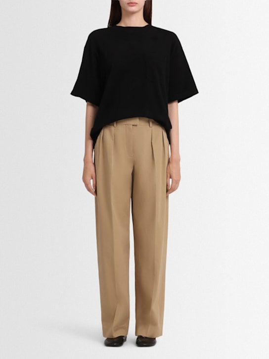 The Row - Pantalon droit en gabardine Alfidis
