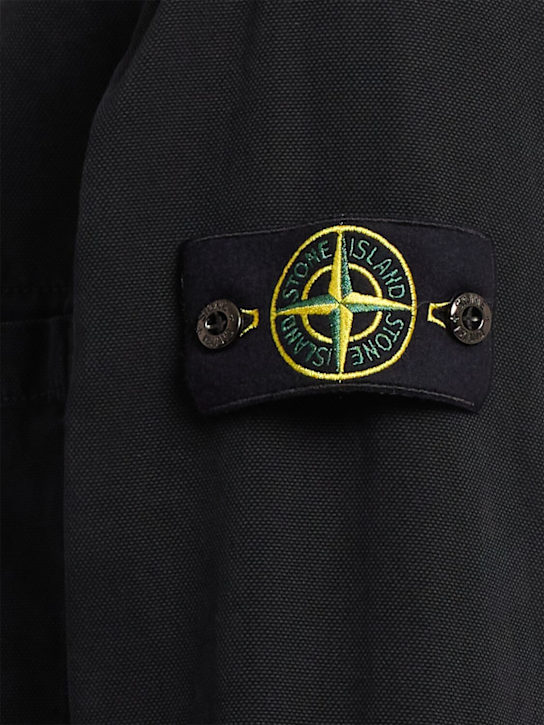 Stone Island: Camicia in cotone effetto vintage