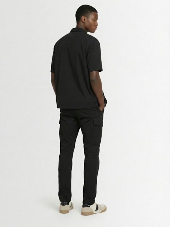 Stone Island: Stretch cotton twill shirt