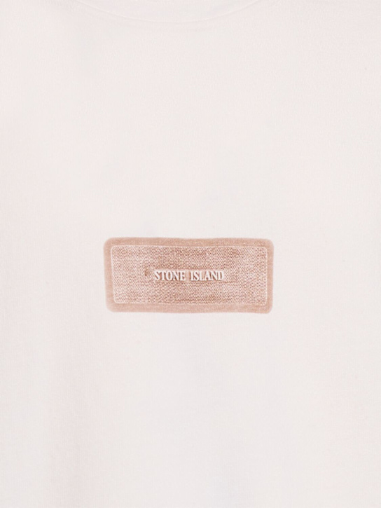 Stone Island: T-Shirt aus Baumwolljersey