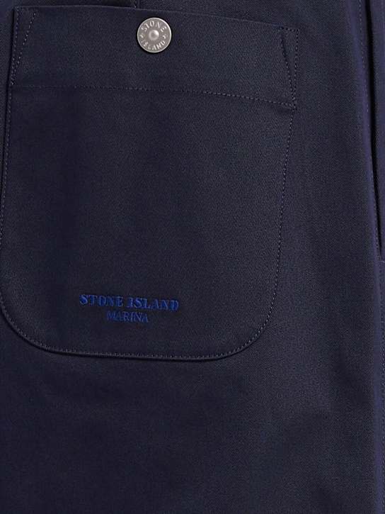 Stone Island: Stretch gabardine pants