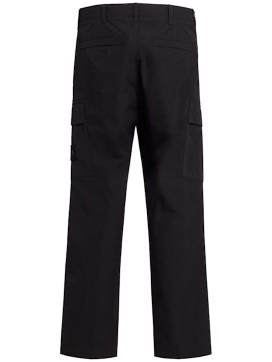Stone Island: Weatherproof cotton canvas pants