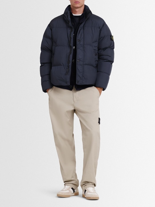 Stone Island: Nylon down bomber jacket