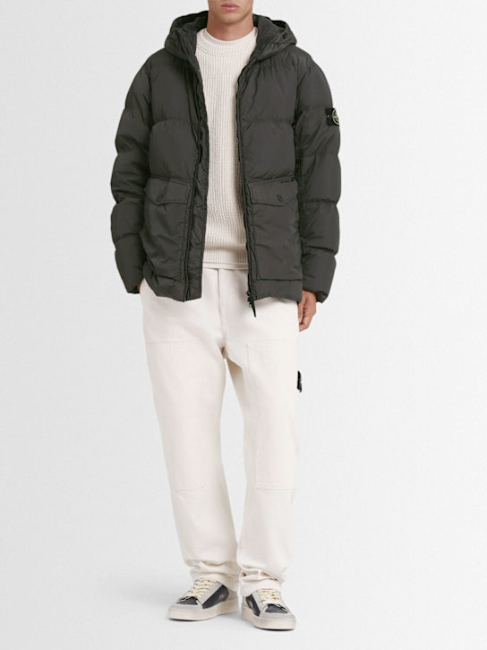 Stone Island: Kurze Daunenjacke aus Nylon