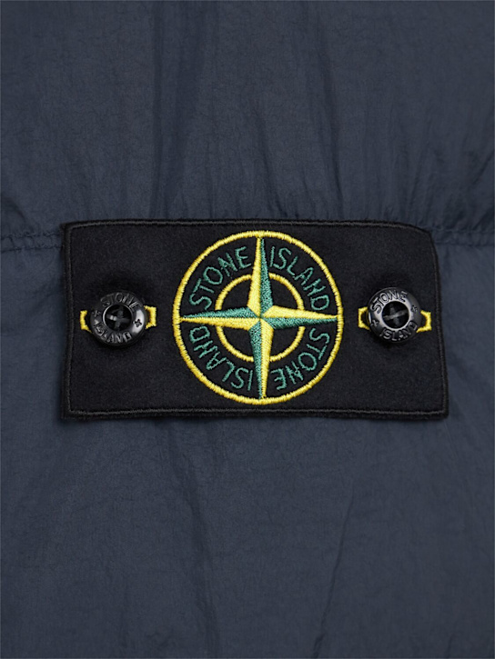 Stone Island: Piumino parka corto in nylon