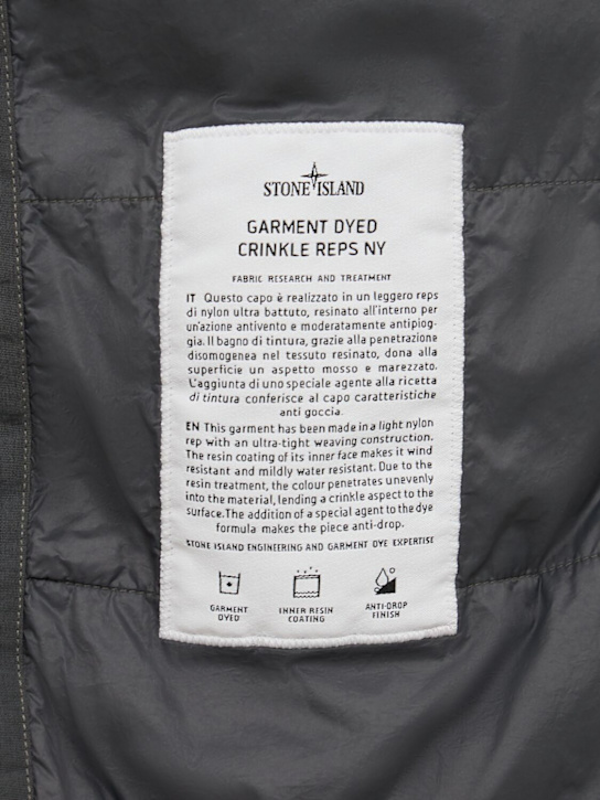 Stone Island: Bomberjacke aus Nylon