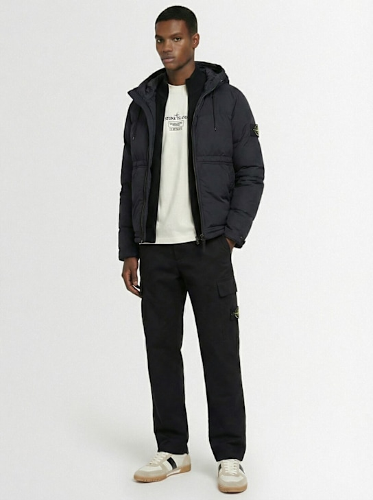 Stone Island - Short ripstop down parka