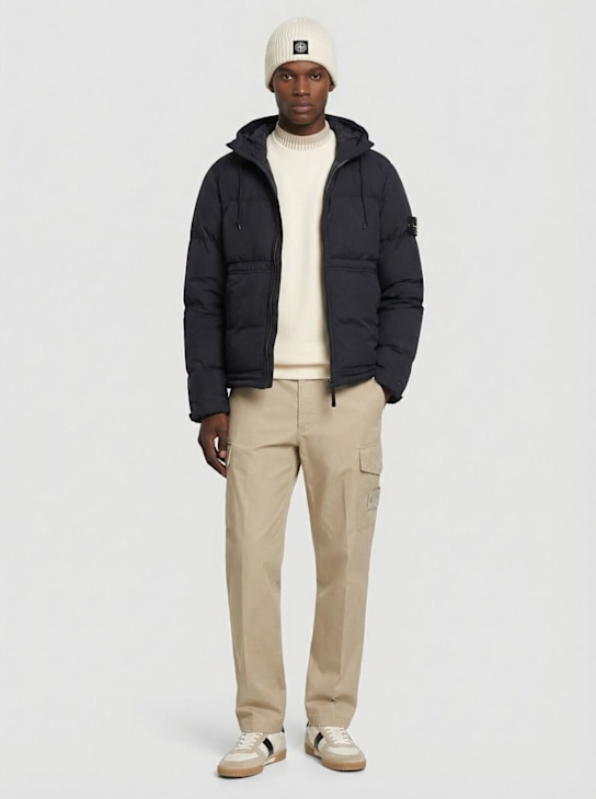 Stone Island - Short ripstop down parka