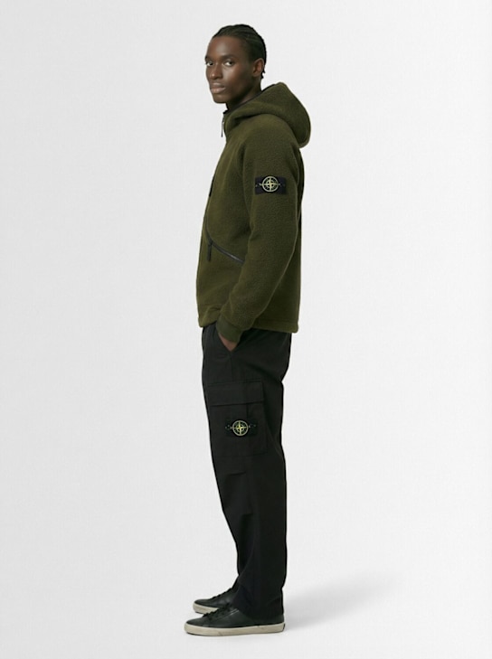 Stone Island: Wool blend jacket