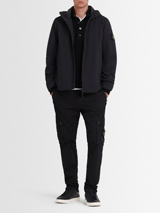 Stone Island - Short soft shell parka