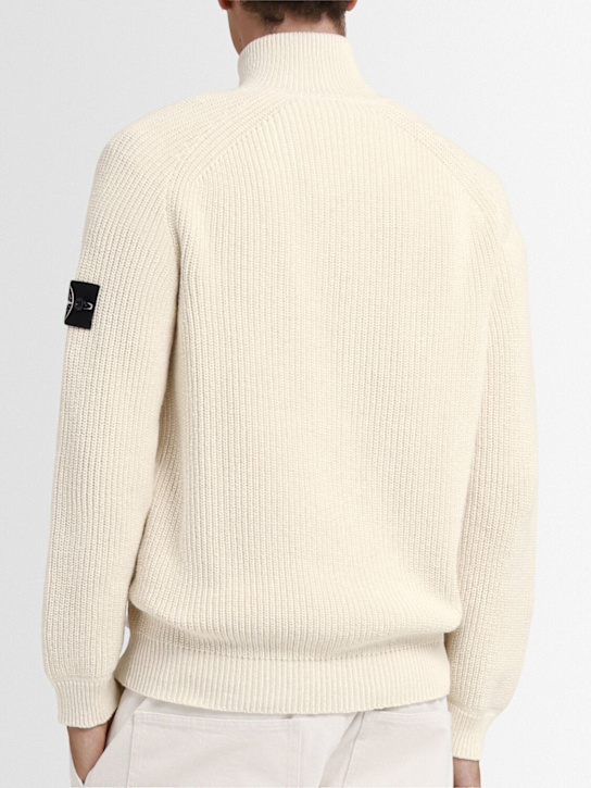 Stone Island: Raw Beauty cotton fisherman zip sweater
