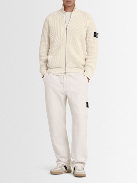 Stone Island - Raw Beauty cotton fisherman zip sweater
