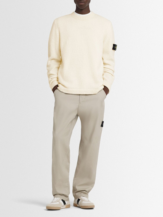 Stone Island - Wool blend crewneck sweater