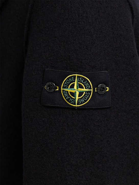 Stone Island: Felted wool cardigan