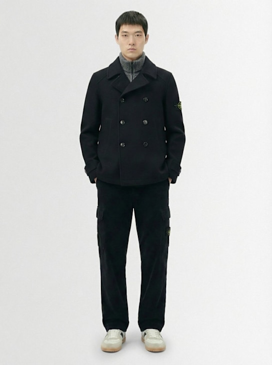 Stone Island - Felted wool cardigan
