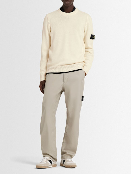 Stone Island - Wool blend crewneck sweater