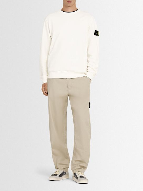 Stone Island - Brushed cotton sweatshirt