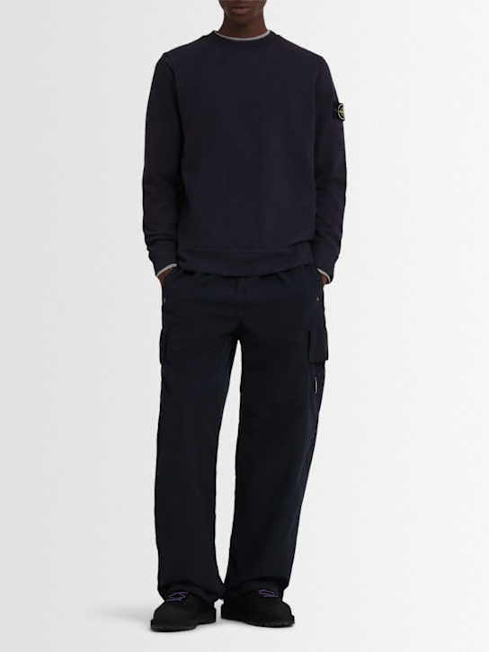 Stone Island: Sweatshirt aus schwerer Baumwolle „Vanisé“