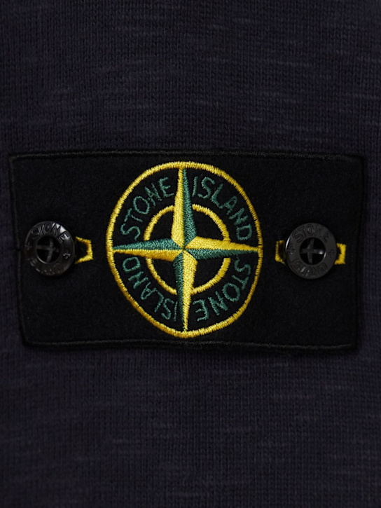 Stone Island: Sweatshirt aus schwerer Baumwolle „Vanisé“