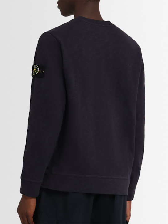 Stone Island: Sweatshirt aus schwerer Baumwolle „Vanisé“